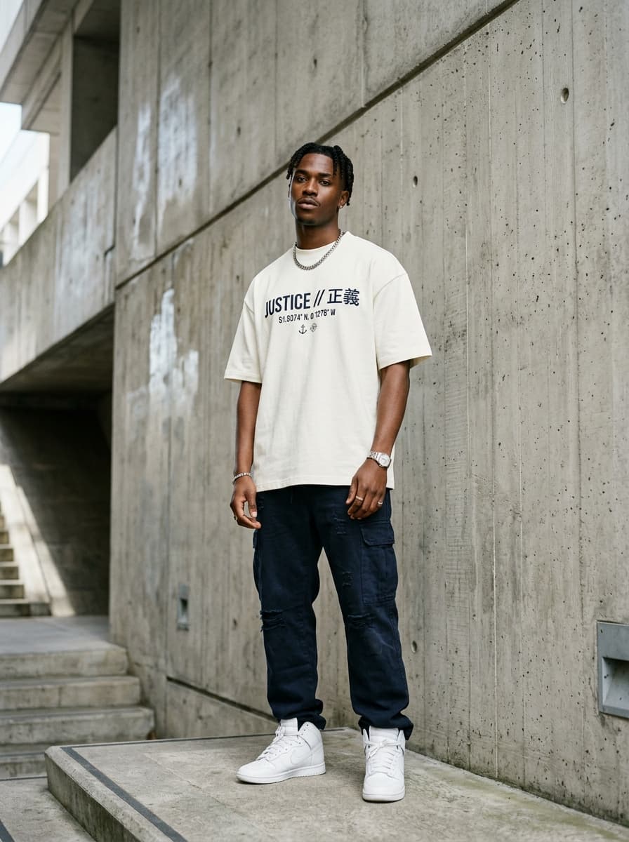 Absolute Justice // Marine Admirals Raw Edge Tee